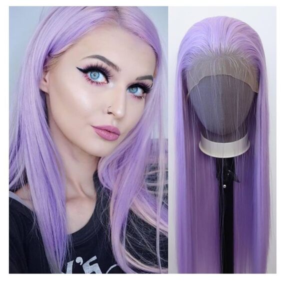 Purple wig
